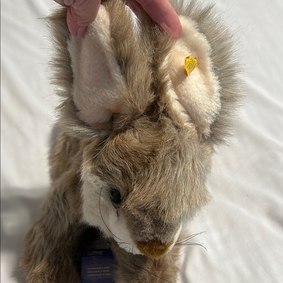 Vintage Steiff Junior‎ Bunny Rabbit Button Ear Tag German Plush Toy 2882/35 - Picture 9 of 9
